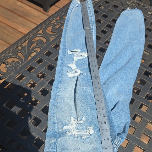Trendy Light Blue Boyfriend Jeans - Picture 7 of 8